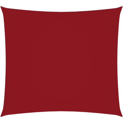 vidaXL Senčno jadro oksford blago kvadratno 5x5 m rdeče Cene
