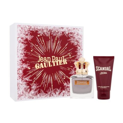 Jean Paul Gaultier Scandal Set toaletna voda 100 ml + gel za tu&amp;scaron;iranje 75 ml za mo&amp;scaron;ke Slike