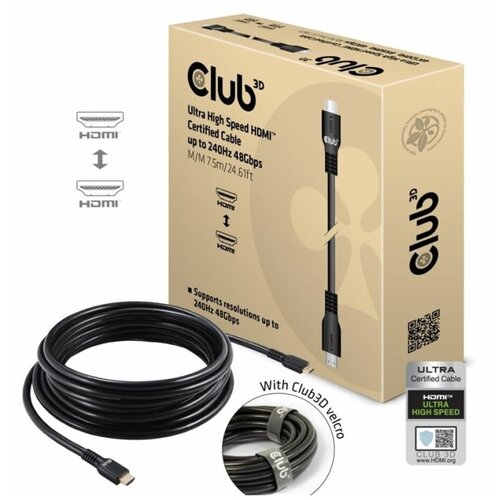 Club3d CLUB3D CAC-1378 HDMI cable 7.5 m HDMI Type A (Standard) Black Cijene