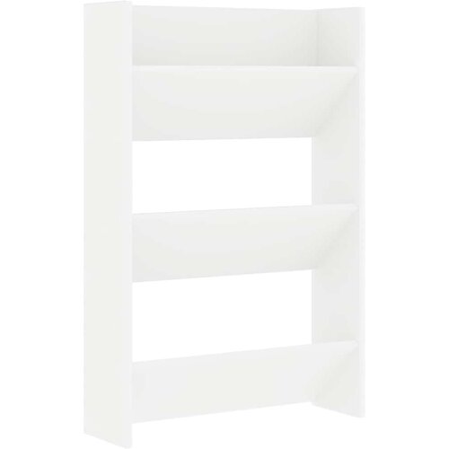  Zidni ormarići za cipele 2 kom bijeli 60 x 18 x 90 cm drveni Slike