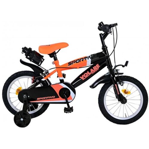  Dječji bicikl Volare Sportivo 14" s dvije ručne kočnice neon narančasti Cijene