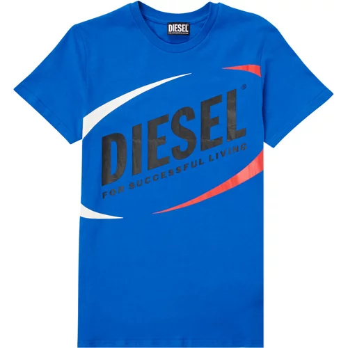 Diesel majice s kratkimi rokavi MTEDMOS Modra