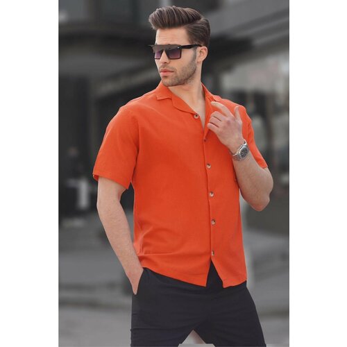 Madmext Shirt - Orange - Regular fit Slike