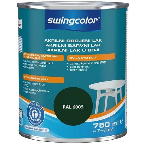 SWINGCOLOR Lak u boji 2u1 (Boja: Mahovina, 750 ml) Cijene