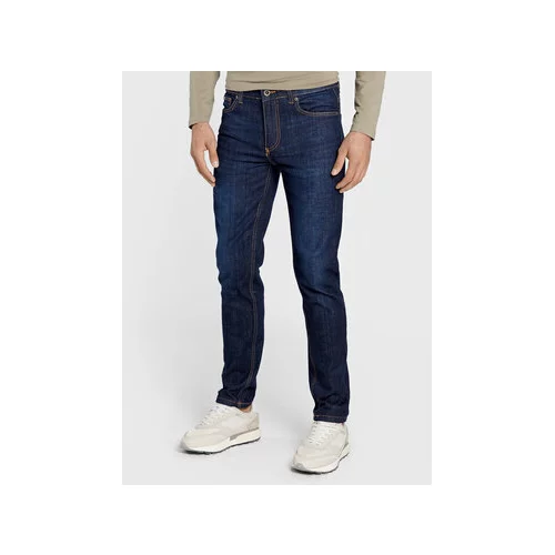 Lindbergh Jeans hlače 30-050002MAB Mornarsko modra Slim Fit