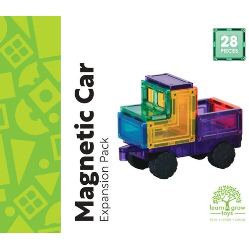 Learn &amp;amp; Grow Toys Magnetne pločice automobil, 28 kom Slike