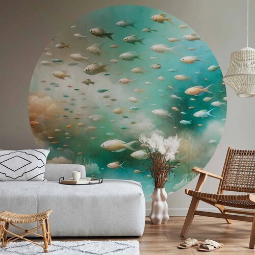  Okrugla fototapeta - Oceanic beauty 180x180 Cene