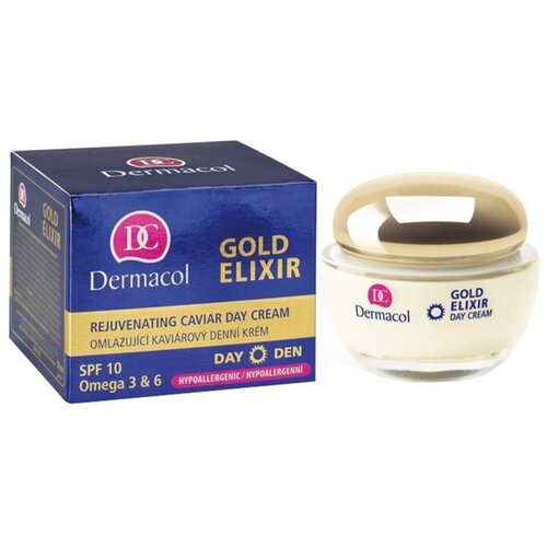 Dermacol Gold Elixir pomlajevalna krema za obraz 50 ml za ženske Slike