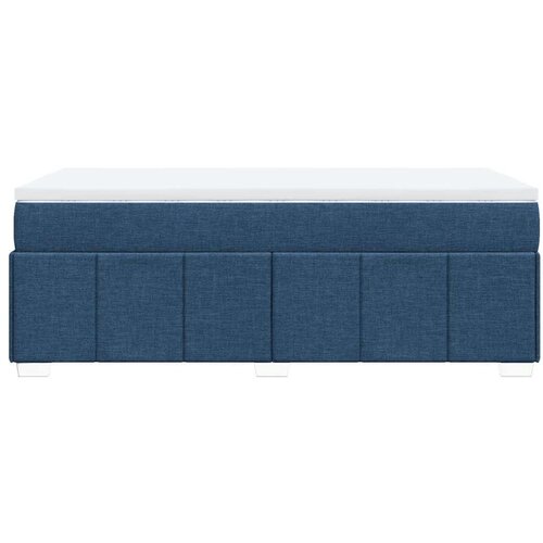 vidaXL Krevet s oprugama i madracem plavi 90 x 190 cm od tkanine Cijene