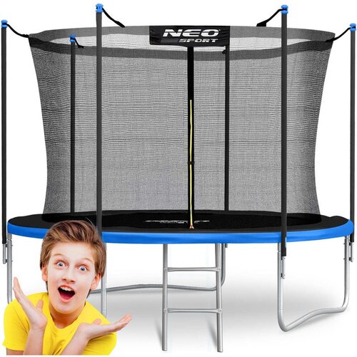 Neo-Sport vrtni trampolin 183 cm (6 ft) s unutarnjom mrežom i ljestvama,plavi Cijene