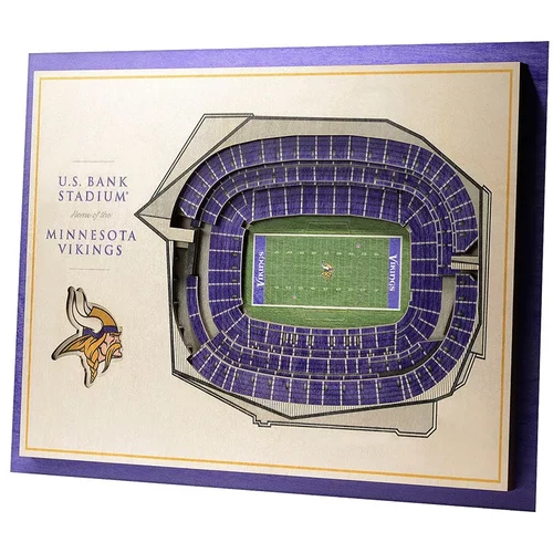 Drugo Minnesota Vikings 3D Stadium View slika