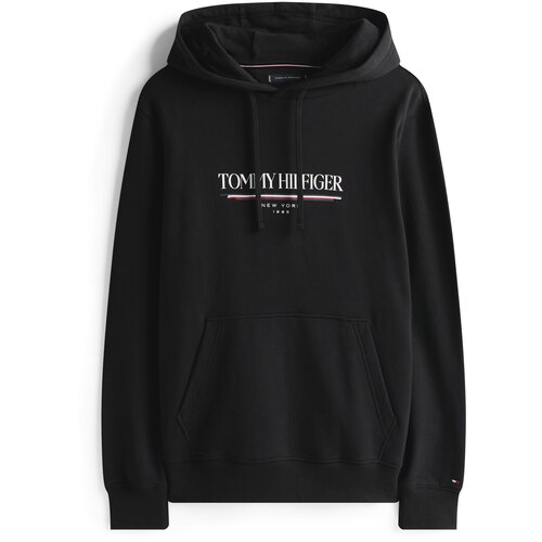 Tommy Hilfiger Majica &amp;#039;Brand Love&amp;#039; mornarska / ognjeno rdeča / črna / bela Slike