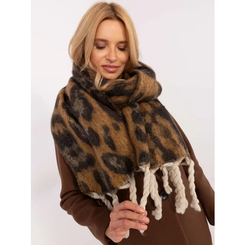 Wool Fashion Italia Scarf-AT-SZ-416.61P-camel