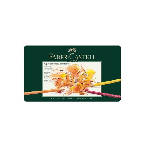 Faber Castell drvene bojice polychromos 1/60 110060 metalna kutija ( C256 ) Slike