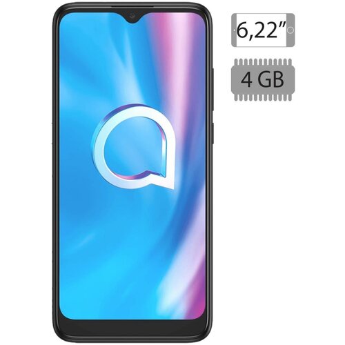 Alcatel Smartphone 6.22&amp;rdquo;, Dual SIM, Octa Core 1.6 GHz, RAM 4GB, 13MP &amp;ndash; 5030F 1SE DS 4GB/64GB Gray EU Slike