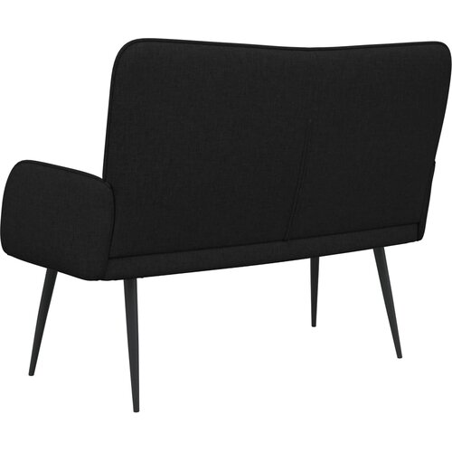 SOFA za dvije osobe Crna 115 x 61 x 87 cm Tkanina Slike