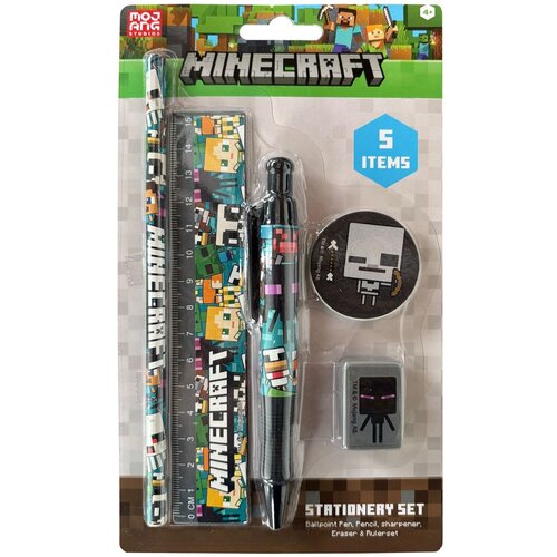 Minecraft Chibi Skeleton Essential 5-delni pisarni&scaron;ki set Pyramid Cene