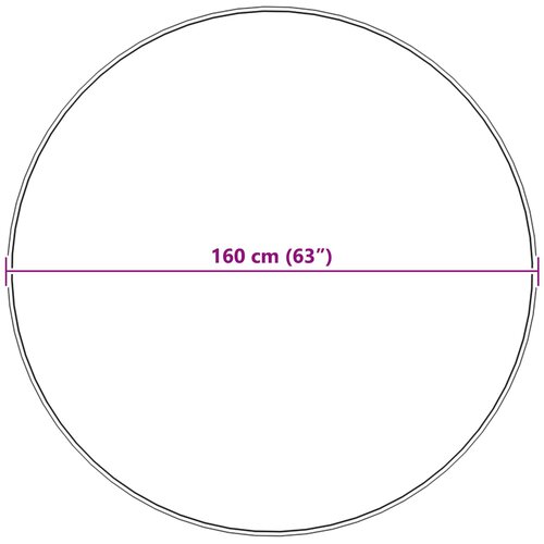  Tepih od umjetne ovčje kože TAFALLA Ružičasta &amp;Oslash; 160 cm Slike