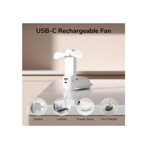 JisuLife FHL08POWH Life8 plus white ručni ventilator Slike