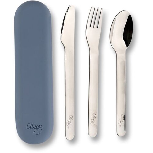 Citron Pribor za jelo od nehrđajućeg čelika Dark Blue Cijene