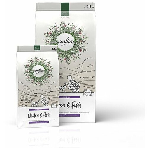 Craftia harmona Cat Adult - Piletina i riba 1.4kg Cene