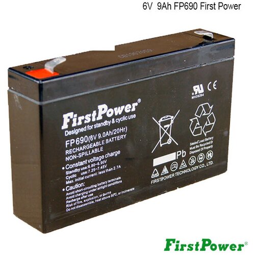 FirstPower 6V 9Ah FP690 terminal T1 Cene