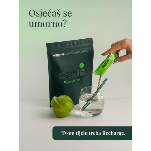 Equa Recharge Tonic kisela jabuka + Recharge ča&amp;scaron;a Slike
