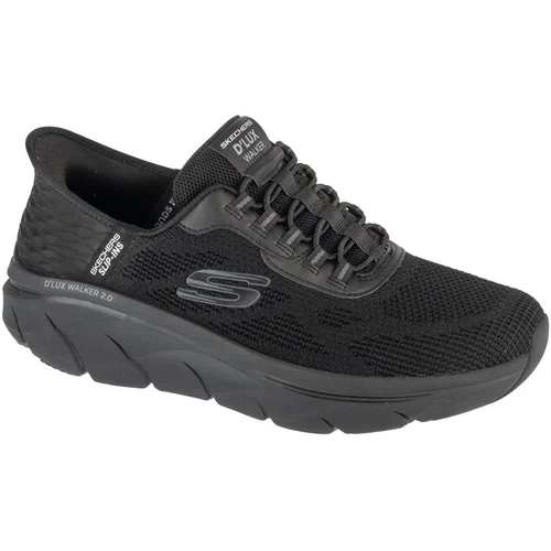 Skechers Nizke superge Slip-ins: D'Lux Walker 2.0 - Rezinate Črna