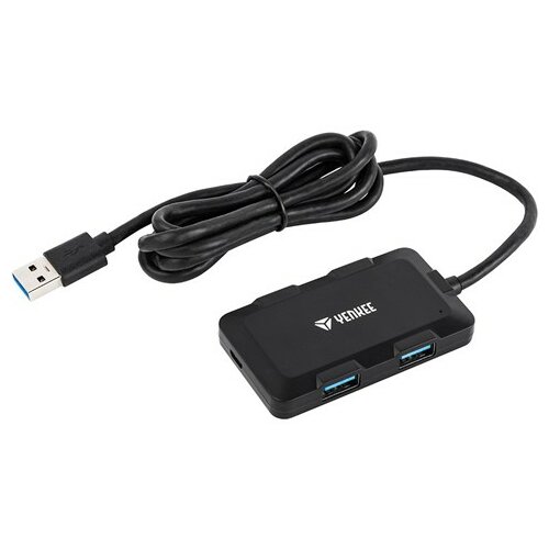 Yenkee USB 3.0 HUB 4 porta YHB 4341BK, Charging Crna usb hub Slike