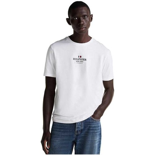 Tommy Hilfiger bela muška majica THMW0MW38980-YBR Slike