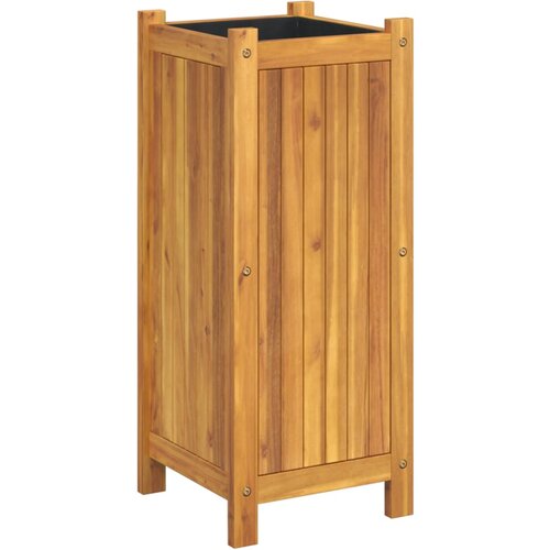 Maison Chic Vrtno cvetlično korito - Cvetlični Lonec s podlogo 31x31x75 cm trden akacijev les, (21788688) Cene