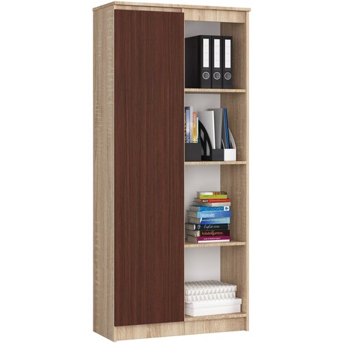 AKORD POLICA R80 1D 4P CLP OAK SONOMA / VENGE, (21714171) Cene