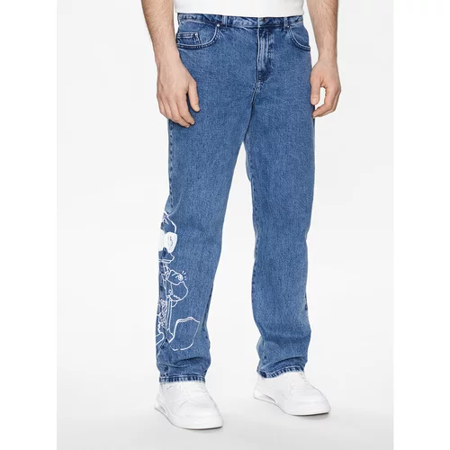 Karl Lagerfeld Jeans hlače DISNEY 265879 532579 Modra Regular Fit