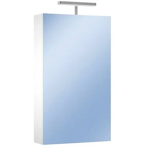  Kupaonski ormarić s LED ogledalom Corallo (Š x V: 50 x 85 cm, S osvjetljenjem, Iveral, Bijele boje)