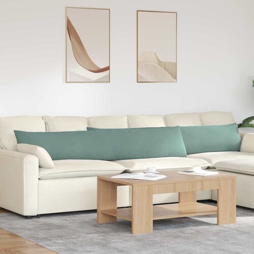 VidaXL jastučići za sofu 2 pcs morska zelena 200 x 40 cm Slike