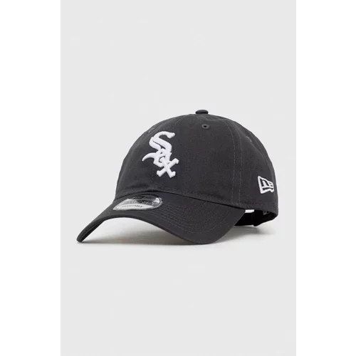 New Era Bombažna bejzbolska kapa siva barva, CHICAGO WHITE SOX