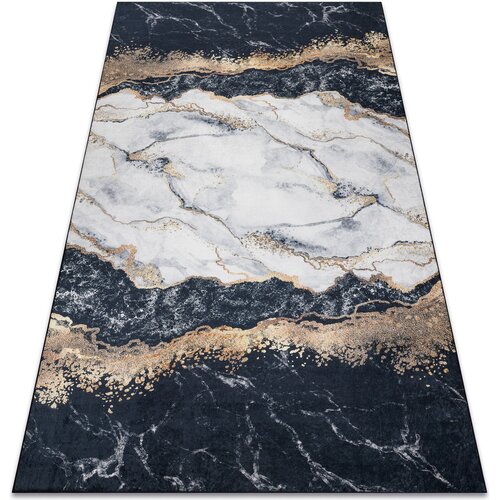 RugsX Preproge ANDRE 1124 pralna preproga Marmor protizdrsna - 120x170 cm Črna Cene