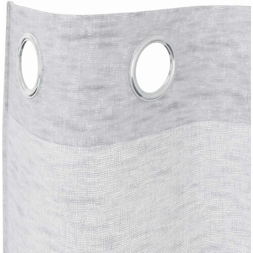 Voile zavjesa 2 pcs Svijetlo siva 140 x 140 cm Poliester Slike