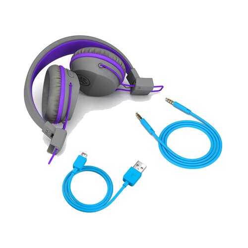 Jlab JBuddies Studio Wireless Kids Graphite/Purple Slu&amp;scaron;alice Slike