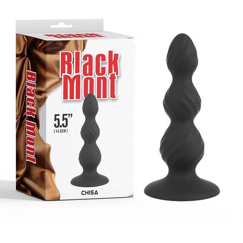  Analni dildo Black Mont, 15cm, Crni Slike
