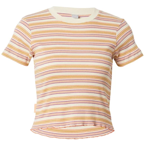 Iriedaily Majica 'Pippa' bež / svetlo lila / oranžna