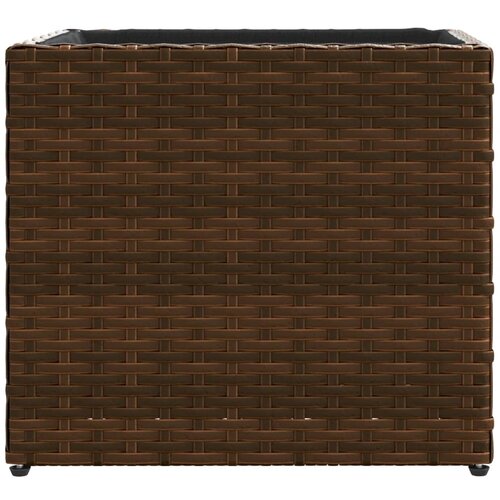  Vrtna sadilica smeđa 36 x 30 x 32 cm od poliratana Slike