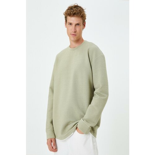 Koton Men's Green Sweatshirt Slike