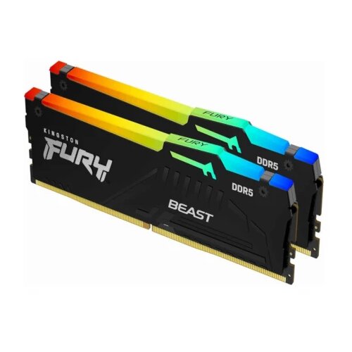 Kingston memorija 64GB(2x32GB)/DIMM/DDR5/5200MHz/CL36/FURY beast expo Cene