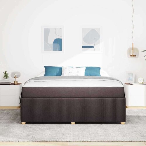  Krevetna konstrukcija Ostalo Tamno smeđa 180 x 200 cm tkanina Slike