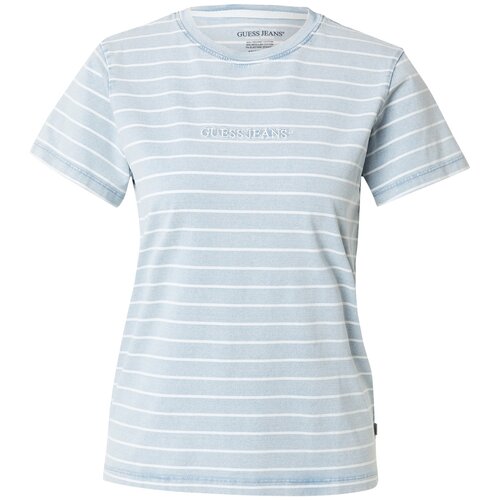 Guess Jeans Majice s kratkimi rokavi SS CN REG YD STRIPED TEE Modra Cene