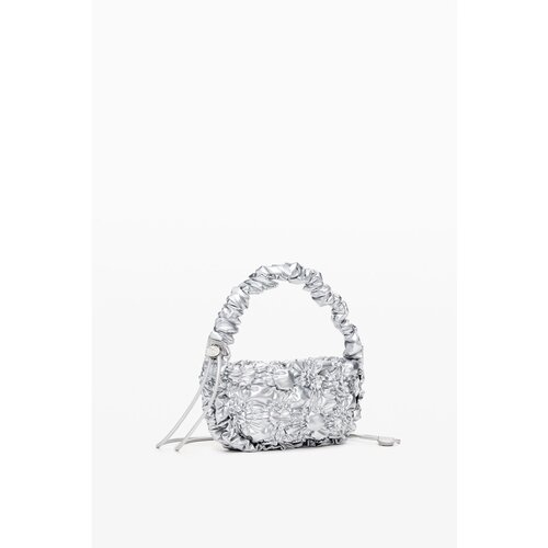 Desigual Women&amp;#039;s handbag in silver color Flossy Eibar Mini - Women&amp;#039;s Slike