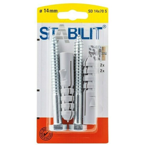 STABILIT Tipla za porobeton (Promjer tiple: 14 mm, Duljina tiple: 70 mm, 2 Kom., S vijcima) Cijene
