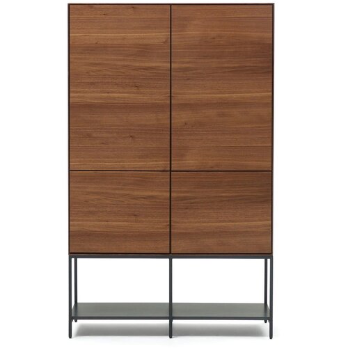 Kave Home Ormarić u dekoru oraha u prirodnoj boji 97,5x160 cm Vedrana &amp;ndash; Slike