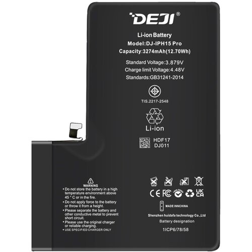  Baterija za Iphone 15 Pro (6.1) 3274mAh Deji Slike